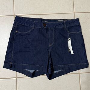 d. jeans Women's Dark Blue Denim Shorts